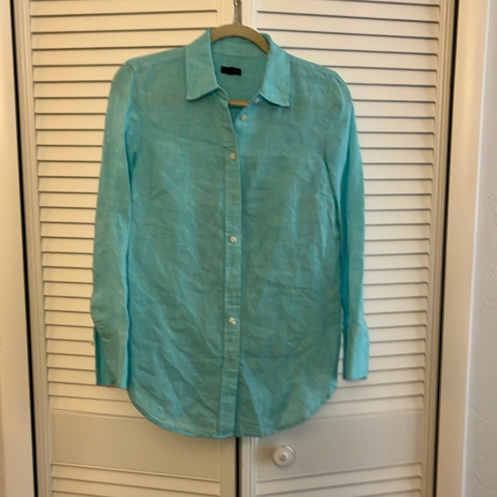 Talbots Linen Shirt XS